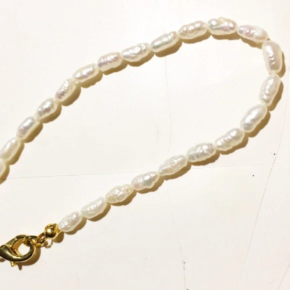 Freshwater Pearl Bracelet w 14K clasp, NEW - Picture 4 of 5